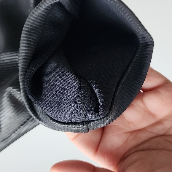 Versace Jeans Couture Coated Textured High Waisted Pants - Picture 6 of 13